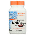 Doctor's Best Krill Plus Omega3s - Antarctic Krill Oil with DHA & EPA