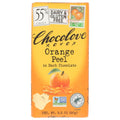 CHOCOLOVE: Orange Peel In Dark Chocolate Bar, 3.2 oz