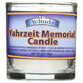 YEHUDA: Yahrzeit Memorial Candle Glass Tumbler, 1 ct