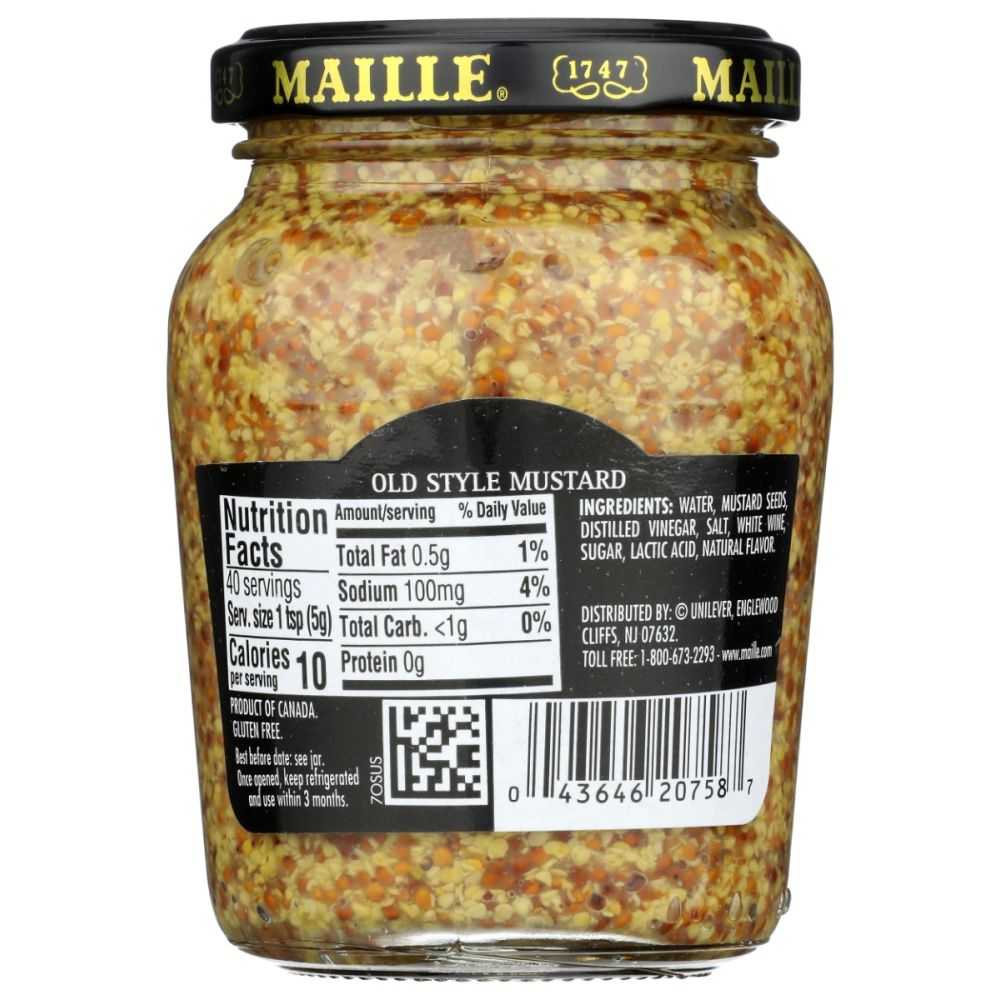 MAILLE: Whole Grain Mustard, 7.3 oz