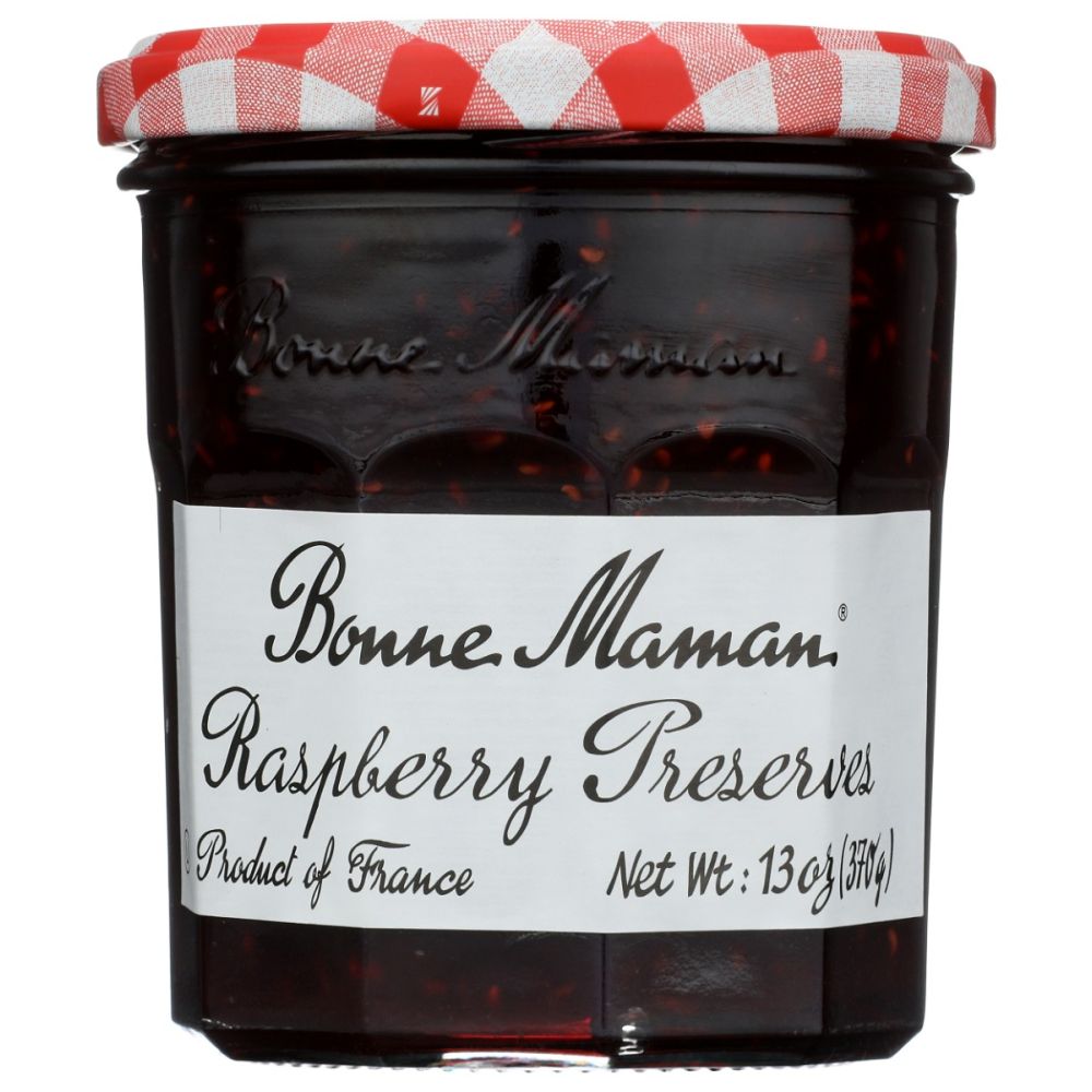 BONNE MAMAN: Raspberry Preserves, 13 oz