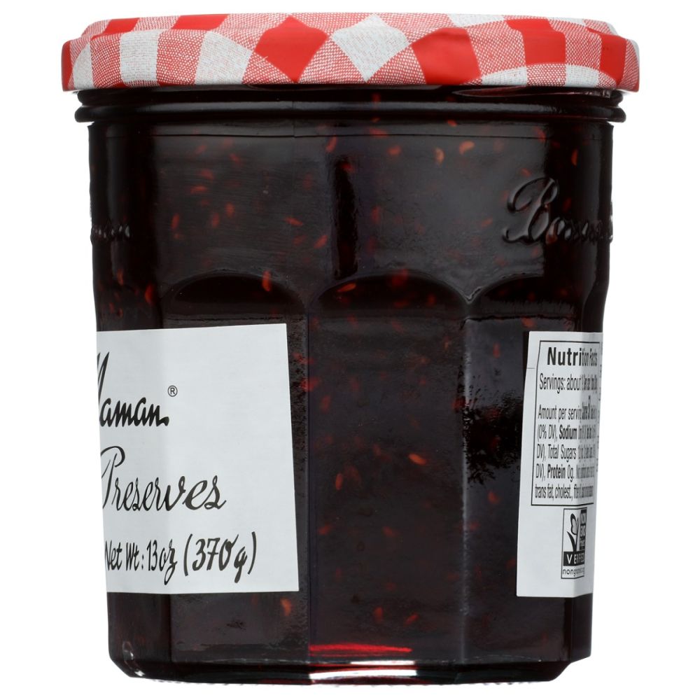 BONNE MAMAN: Raspberry Preserves, 13 oz