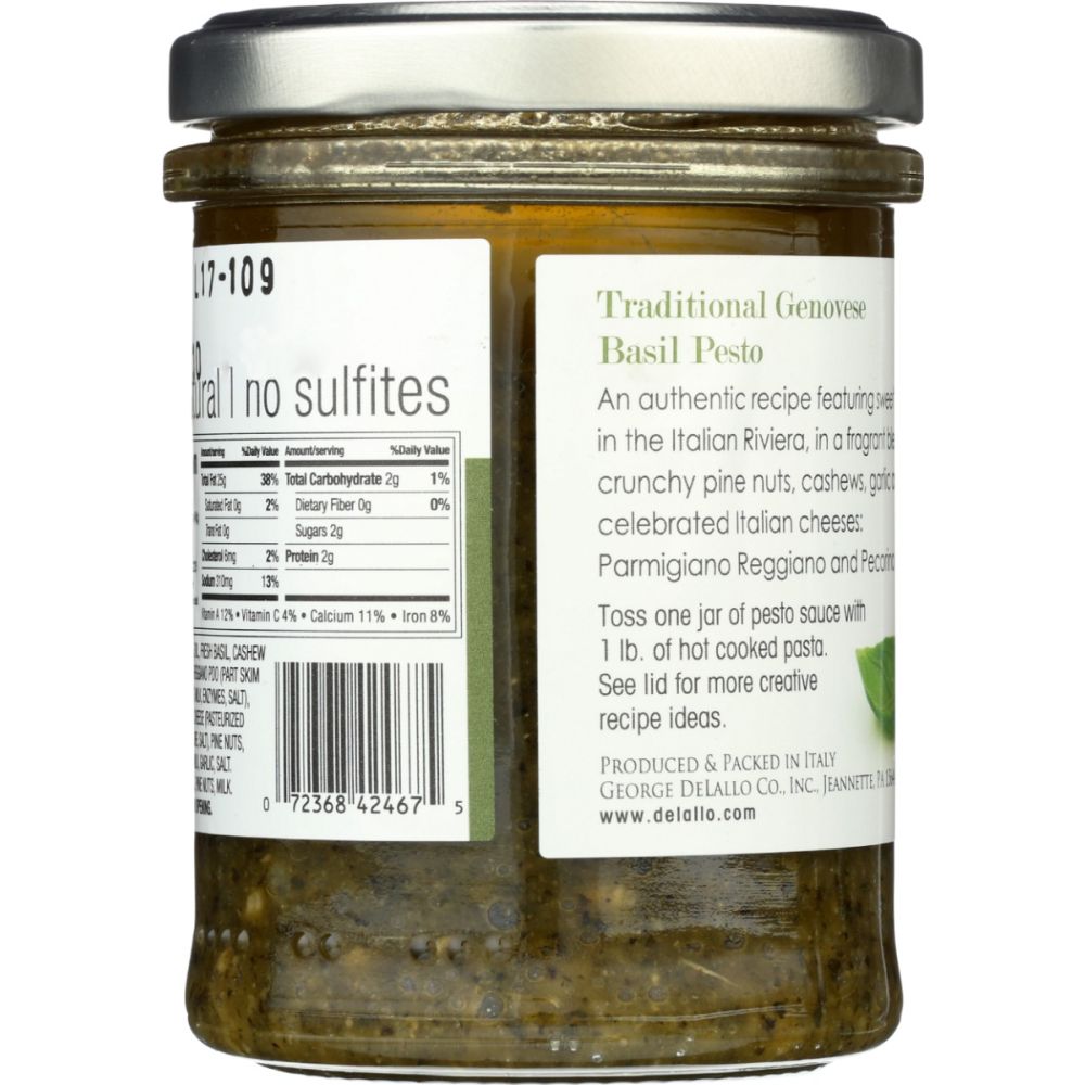DELALLO: Pesto Jar, 6.35 oz