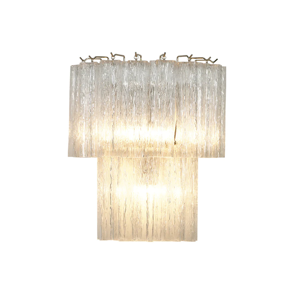 Star Shaped Transparent Glass Wall Lamp