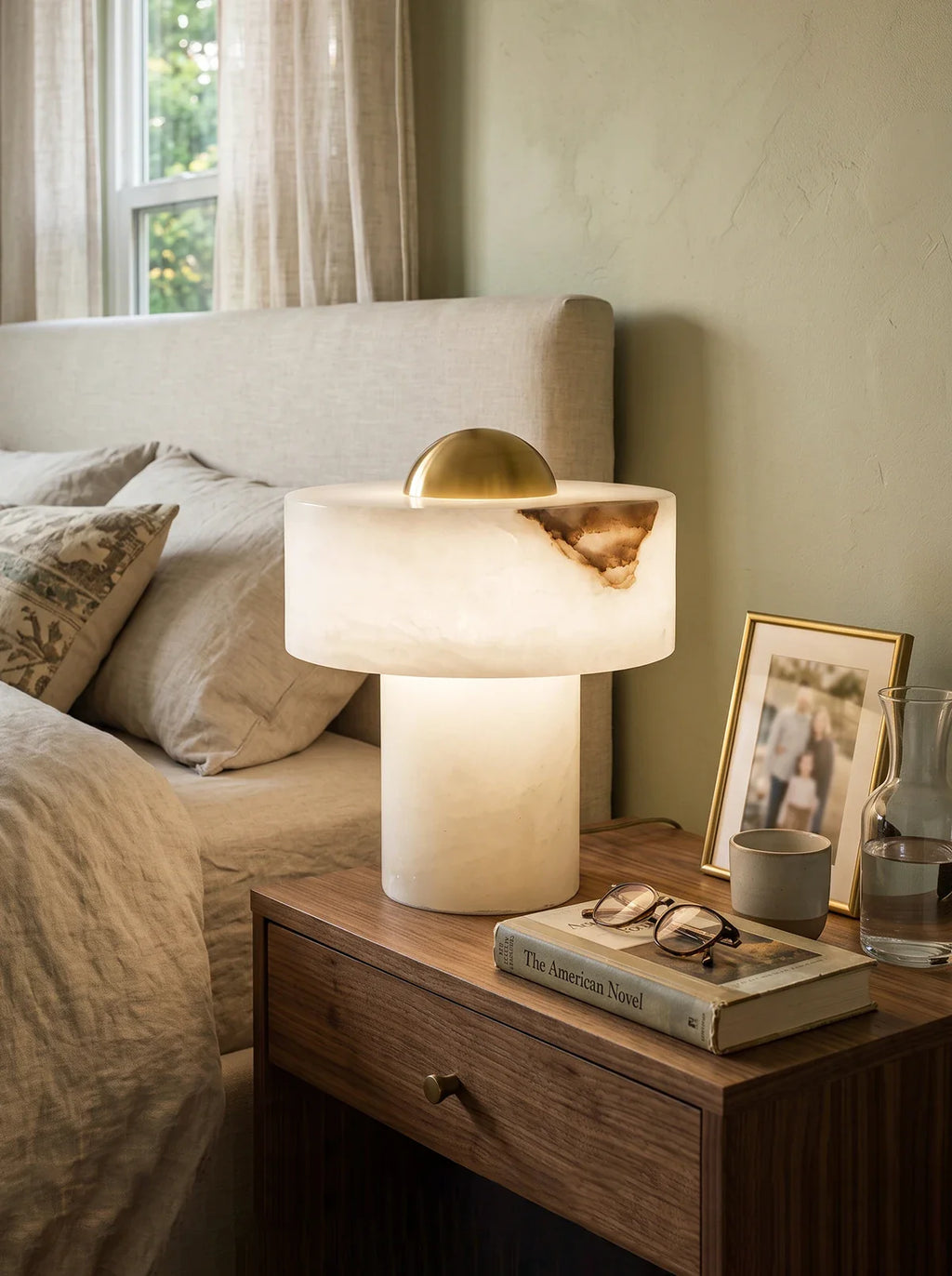 Stone Alabaster Table Light