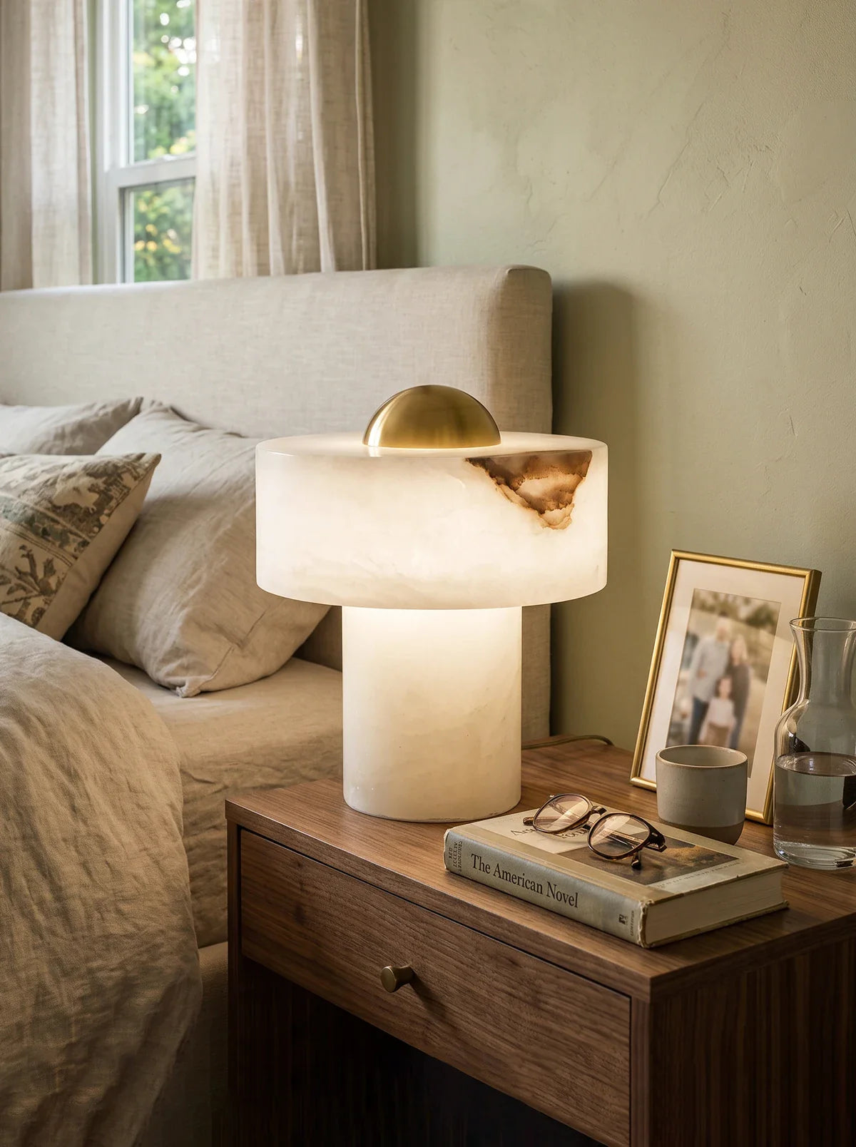Stone Alabaster Table Light