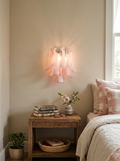 Vintage Murano Pink Wall Lights