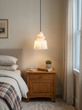 White Alabaster Pendant Light