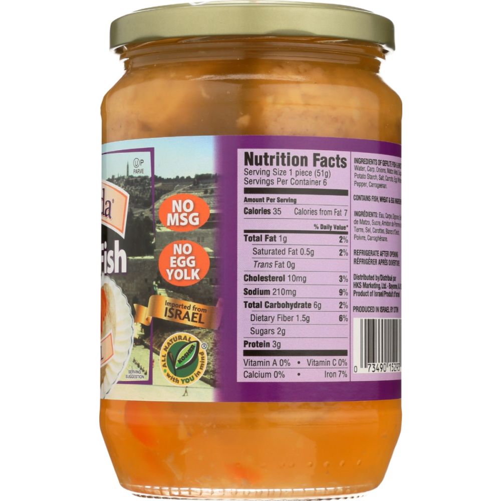 YEHUDA: Original Gefilte Fish, 24 oz